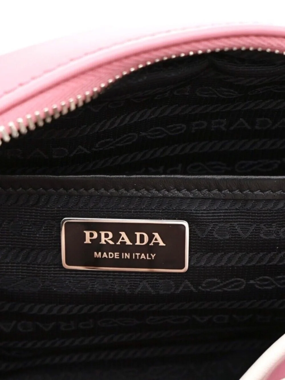 Prada Crossbody Bag Pink Leather 1BH140 New
